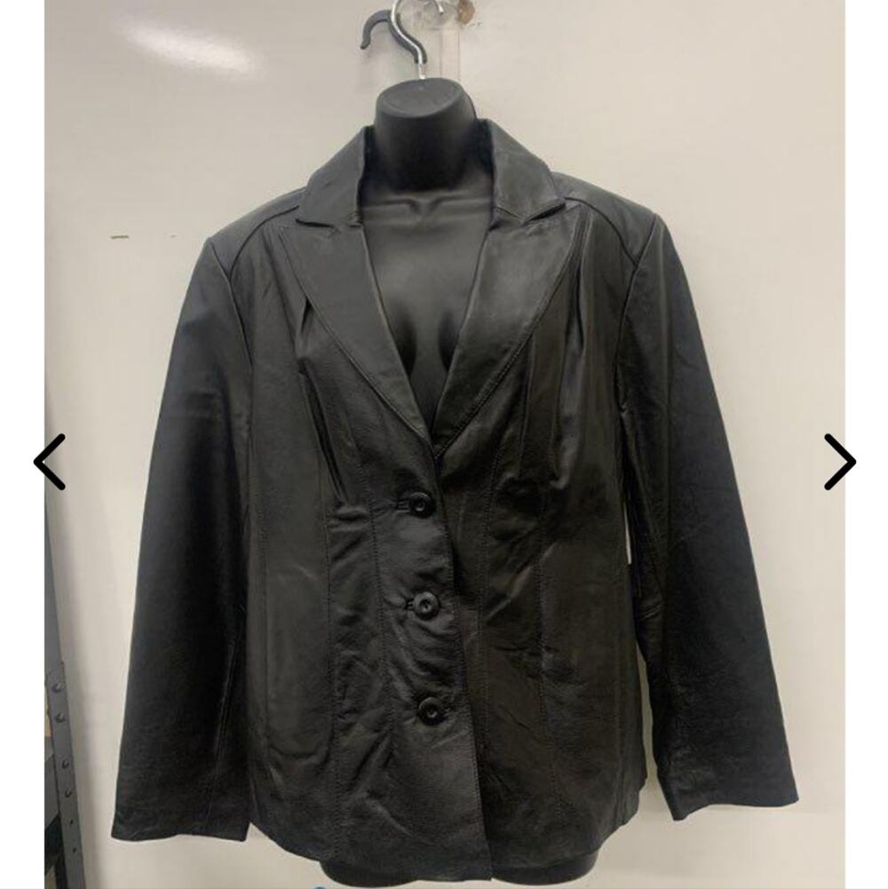 EAST5TH NWT WOMENS BLACK LEATHER FASHION JACKET COAT SIZE XL 100% Genuine